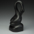 Black Swan wood sculpture by Marceil DeLacy